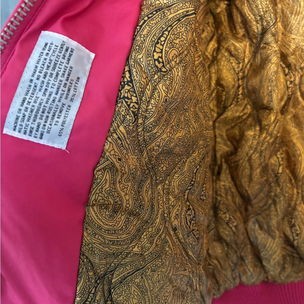 Pink Bomber Jacket - Picture 3 of 4